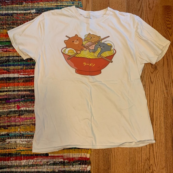 Cats Eating Noodles Tee - Picture 4 of 4